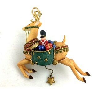 Hallmark Keepsake 2007 Reindeer Ornament Yuletide Treasures Soldier Gifts